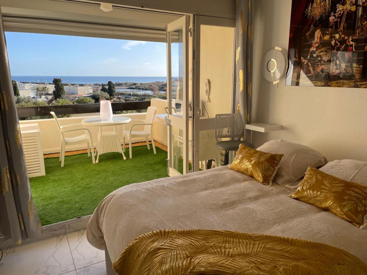 Showtime Naturiste Port Nature 6 Parking Prive Clim Ascenseur Vue Mer Agde Eksteriør billede