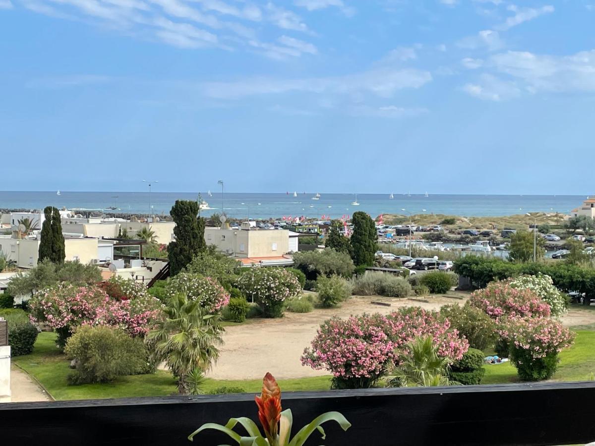Showtime Naturiste Port Nature 6 Parking Prive Clim Ascenseur Vue Mer Agde Eksteriør billede